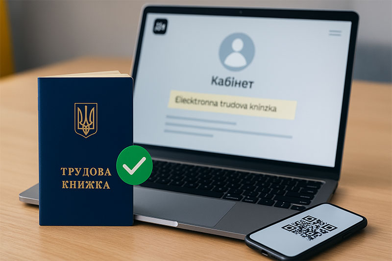 Як перевірити чи оцифрована моя трудова книжка?